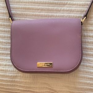 Purple Kate Spade crossbody bag